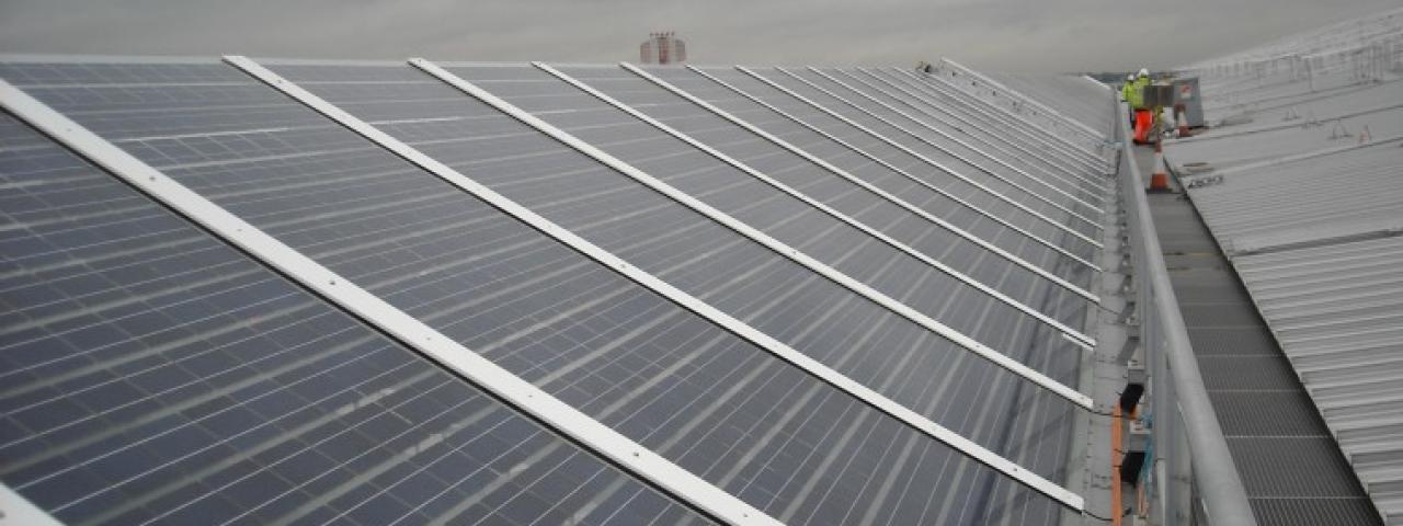 Scheuten Optisol solar panels for London Heathrow