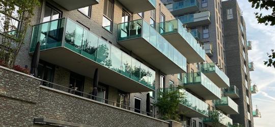 Balkons appartementen in Almere