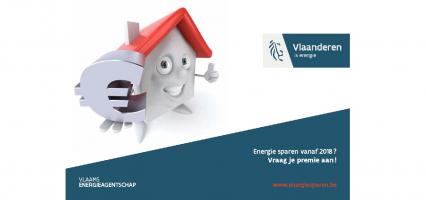 Energiesparen in Vlaanderen met premie